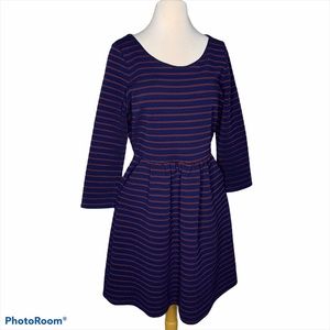 Anthropologie Maeve striped dress w/ pockets